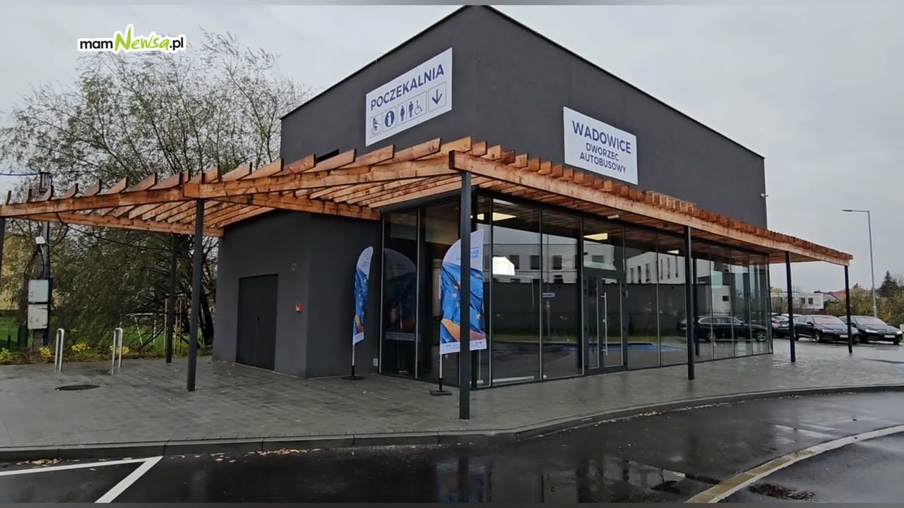 Nowy dworzec autobusowy w Wadowicach