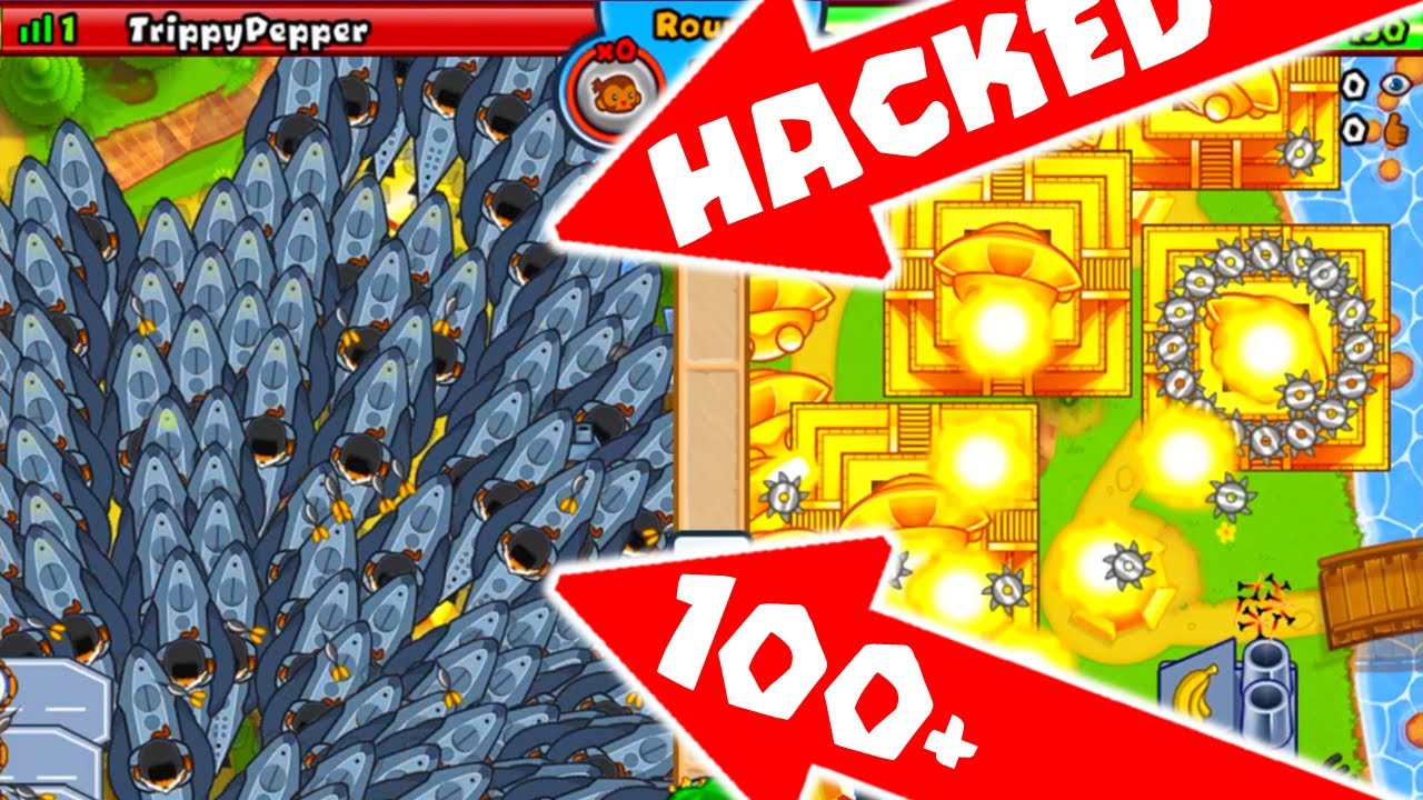 INSANE 100+ SUB :: HACKS Vs LATEGAME TRAITOR! (Bloons TD Battles)