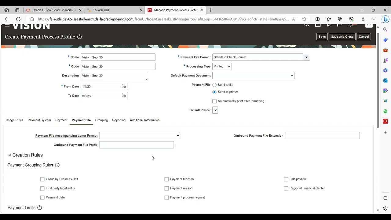 Oracle fusion Payables | How to schedule Payment process Request (PPR) In Fusion Payables: