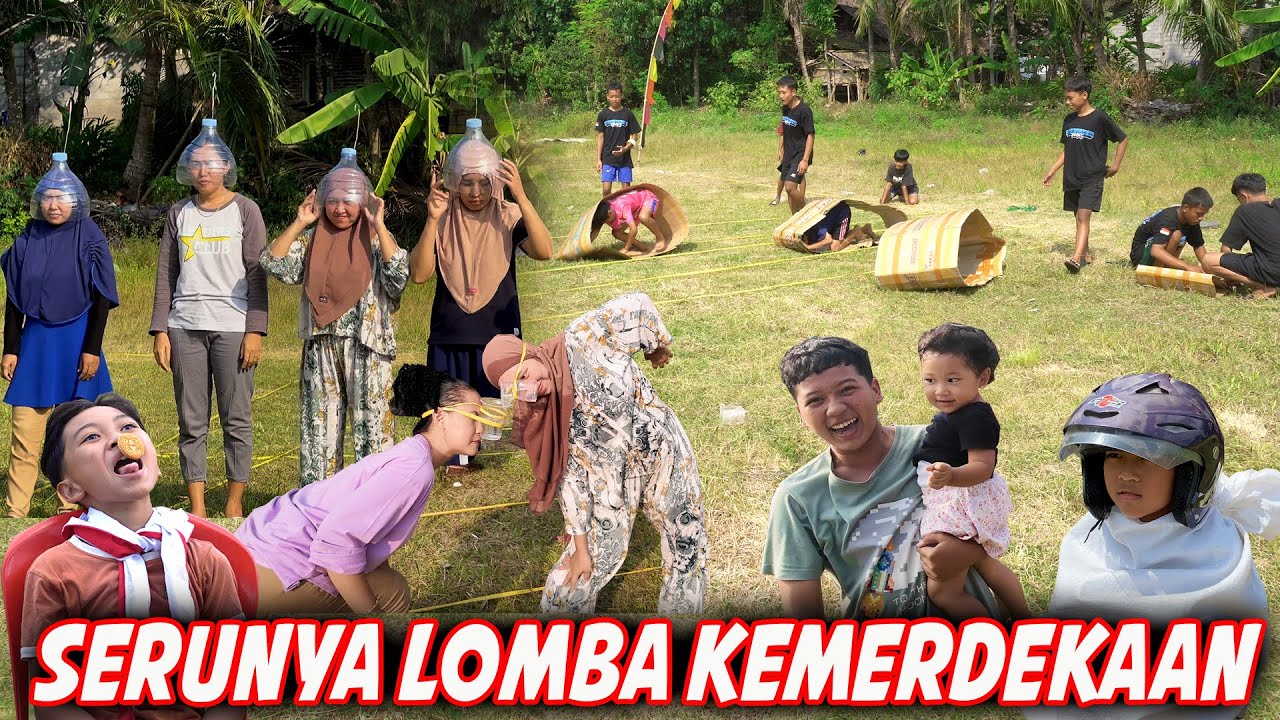 DIMAS, BUNDA DAN DITDIM TEAM IKUT LOMBA!! SERUNYA LOMBA KEMERDEKAAN DIKAMPUNG..