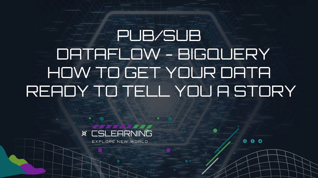 Pub/Sub - Dataflow - BigQuery. How to get your data ready to tell you a story?
