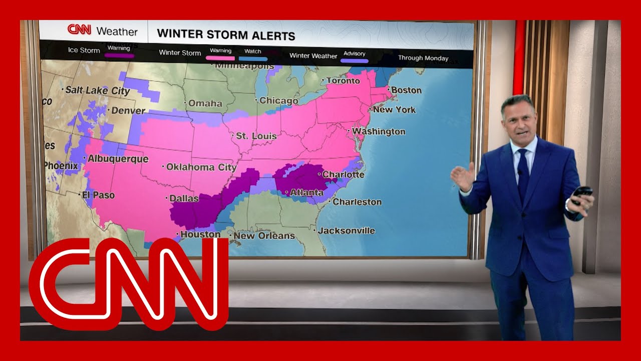 Massive winter storm begins, threatening catastrophic ice and snow