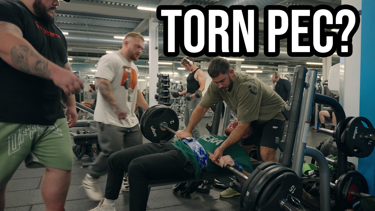 PEC TEAR IN A COMMERCIAL GYM - ROAD TO 700LBS
