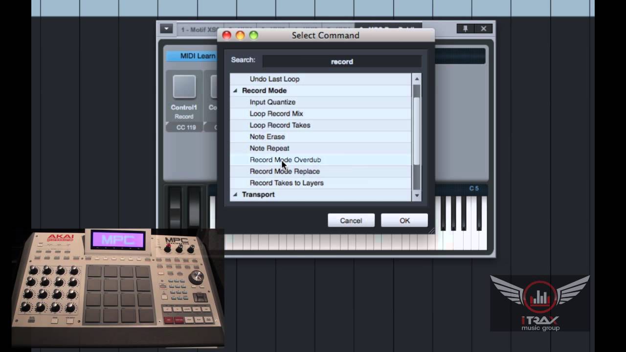 MPC Renaissance to control Presonus Studio One Transport.mp4