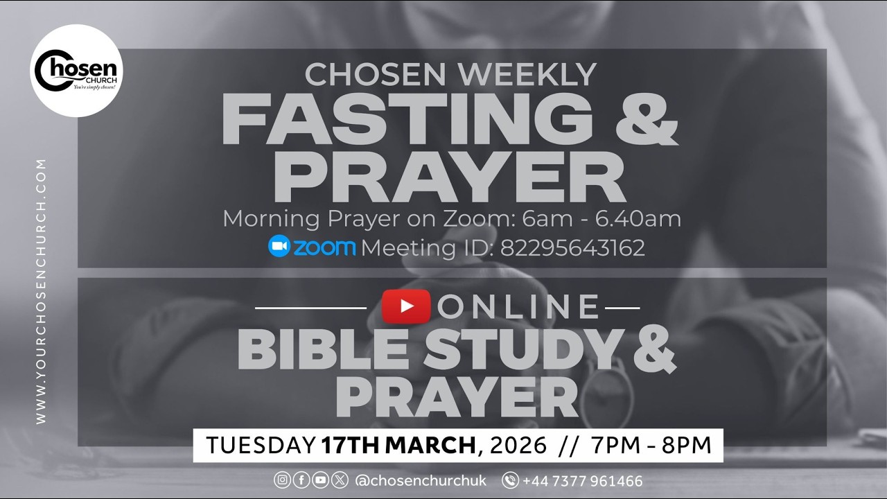 Bible Study // Jesus Christ, The Way, The Truth & The Life // Tues. 17th March, 2026