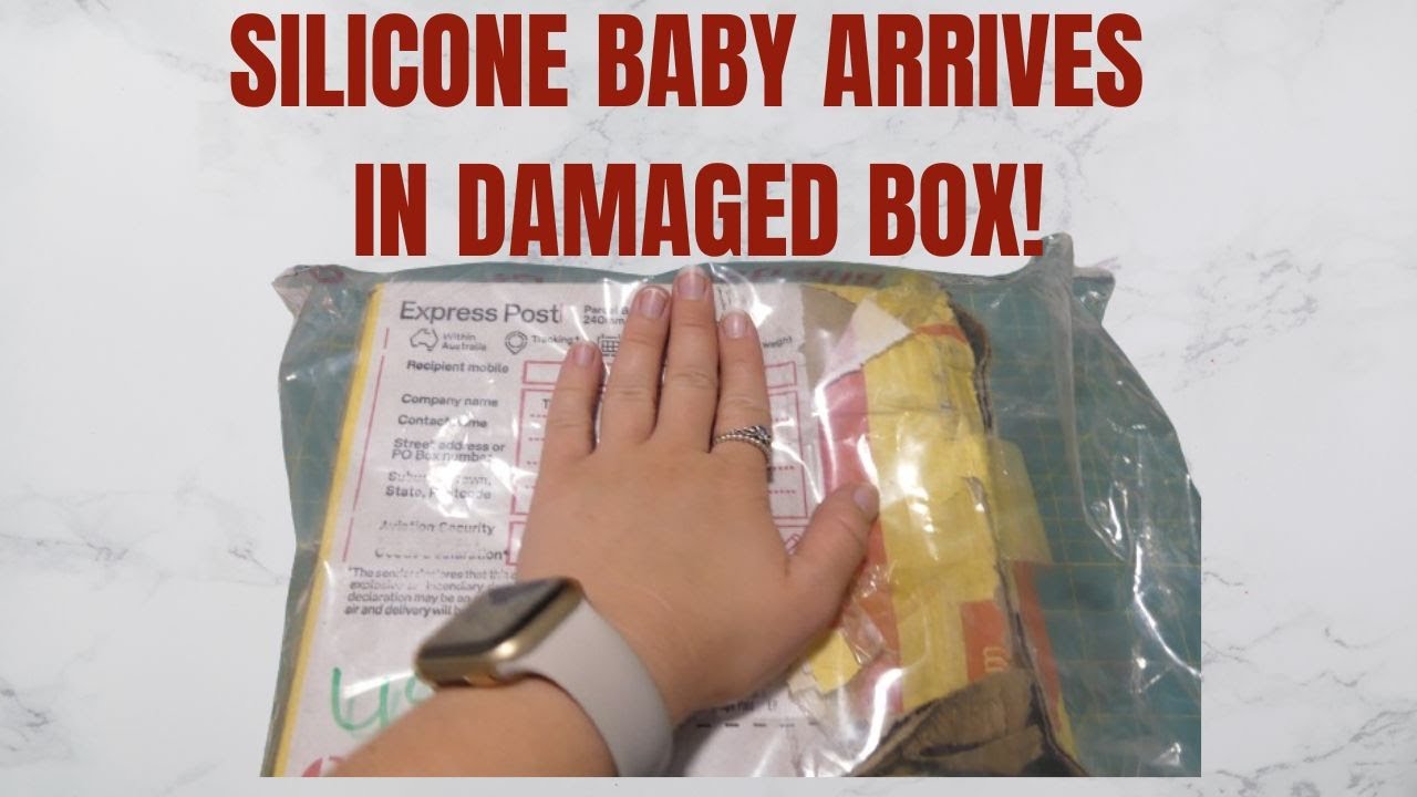 Silicone Reborn baby Arrived to me in a Really damaged box!