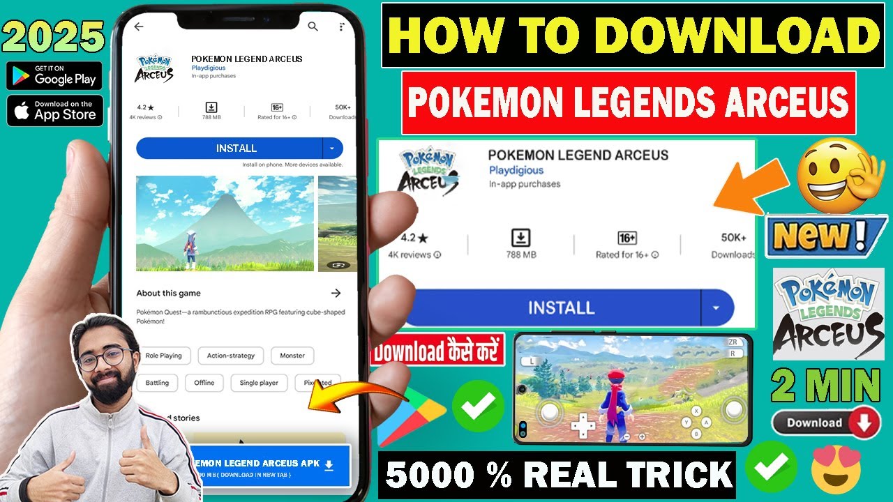 😍Finally Play Pokemon Legends Arceus In Android 2025 || Pokemon Legends Arceus Mobile Download ||