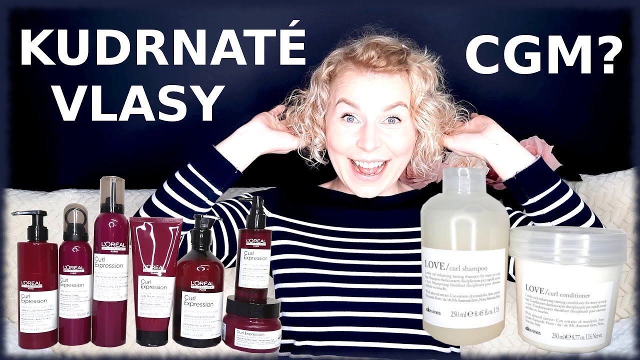 🥰 Péče o kudrnaté vlasy, produkty které jsou naprosto úžasné. 🤔 CGM?????