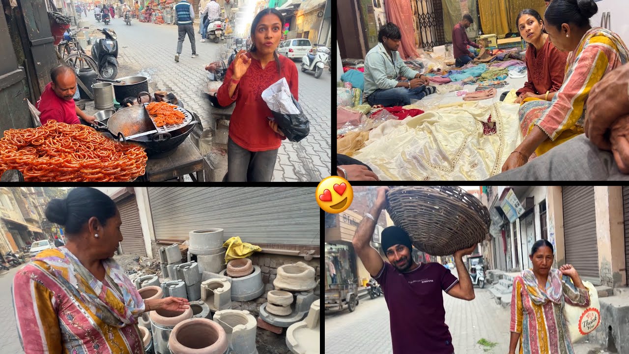 Mummy ne kiti bahut sari Shopping 🛍️ 😍 | Sade Shehar diya special jalebiyan 🤤🥀