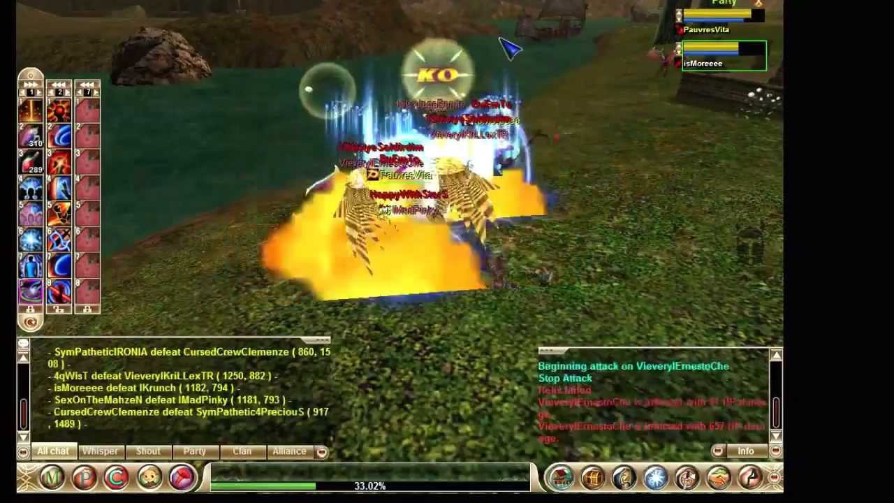 Knight Online Duo PK Movie Battle Priest and Warrior