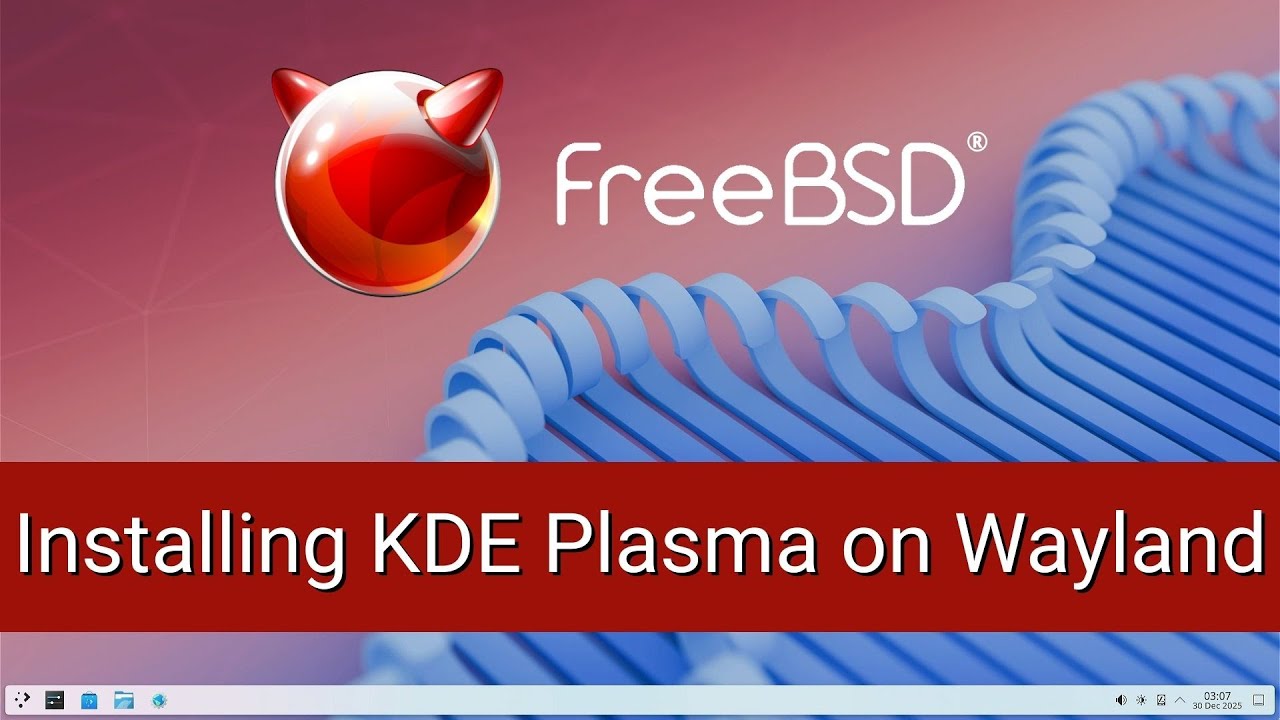 FreeBSD 15: Instalacja KDE Plasma na Wayland | Wydajność i testy por&oacute;wnawcze #bsd #performance