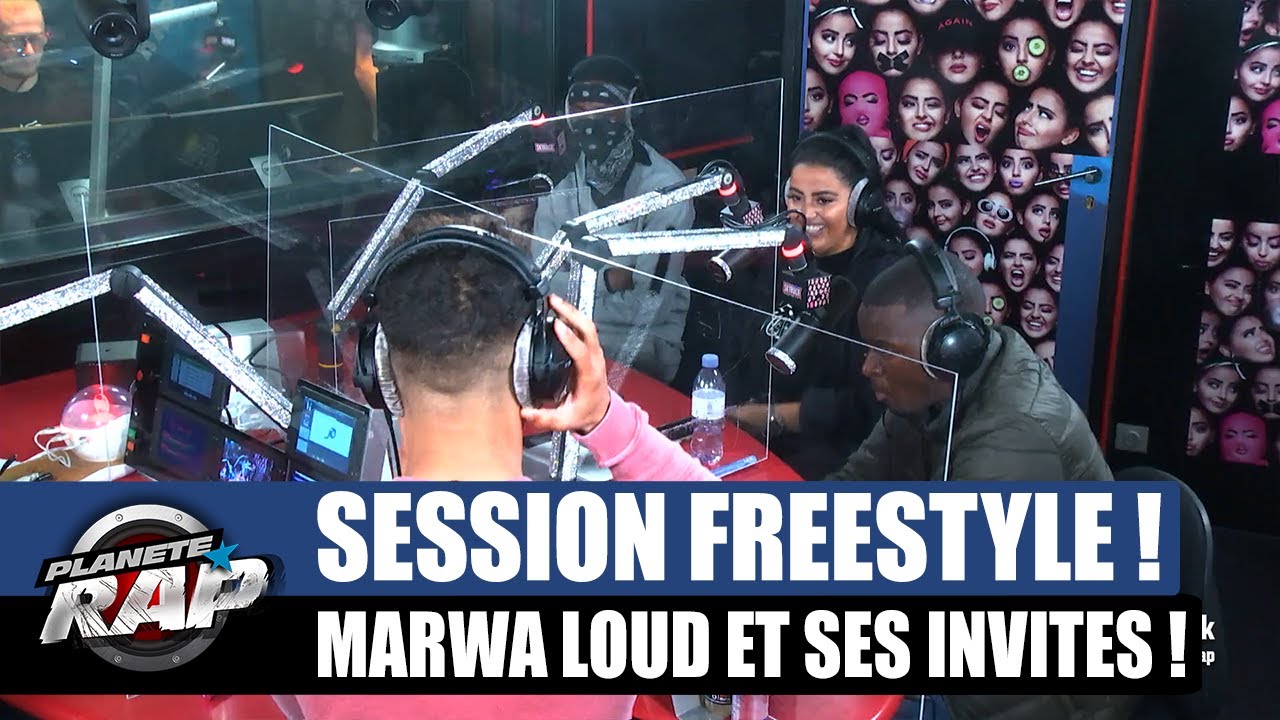 Marwa Loud - Session freestyle avec Moha K, Kwengface & Kazmi ! #PlanèteRap