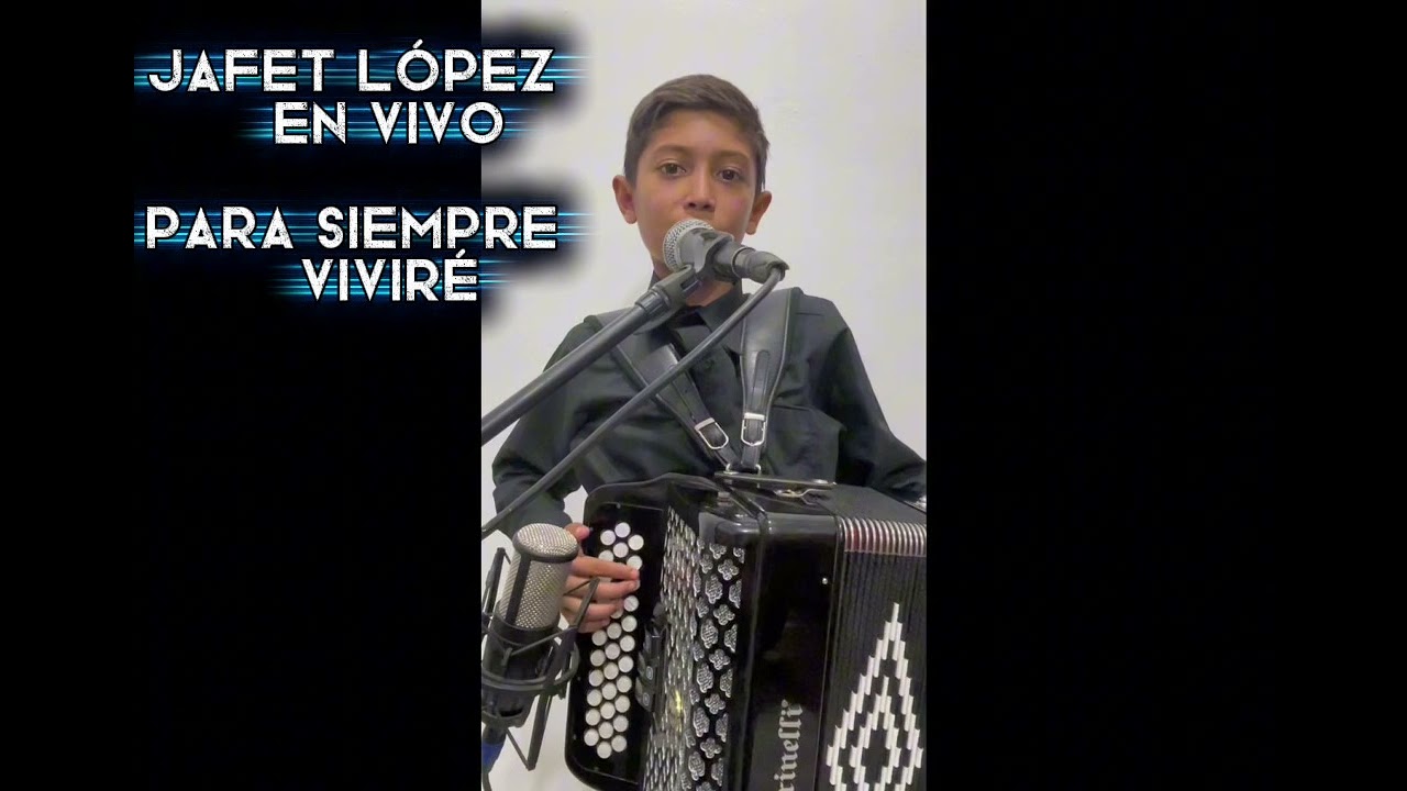 Disco en vivo Jafet  lopez para siempre viviré 