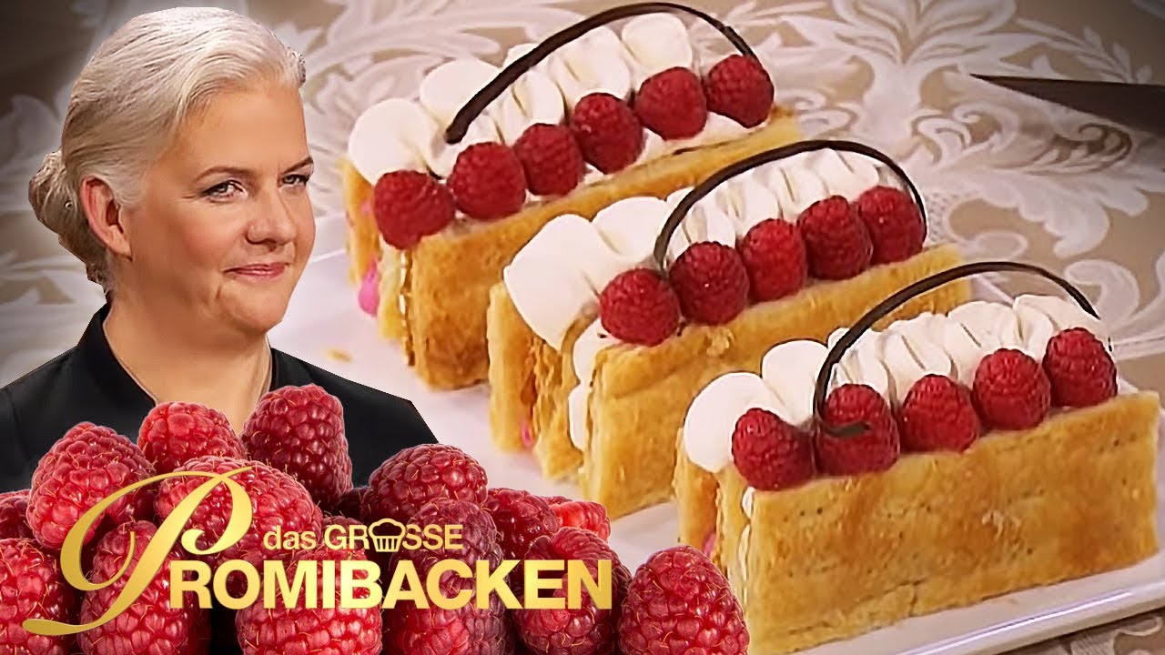 Mille Feuilles vertical: Betty & die fehlende Himbeere | Verkostung 2 | Das große Promibacken |SAT.1