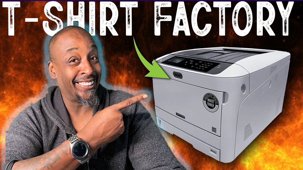 White Toner Printer iColor 650 First Look