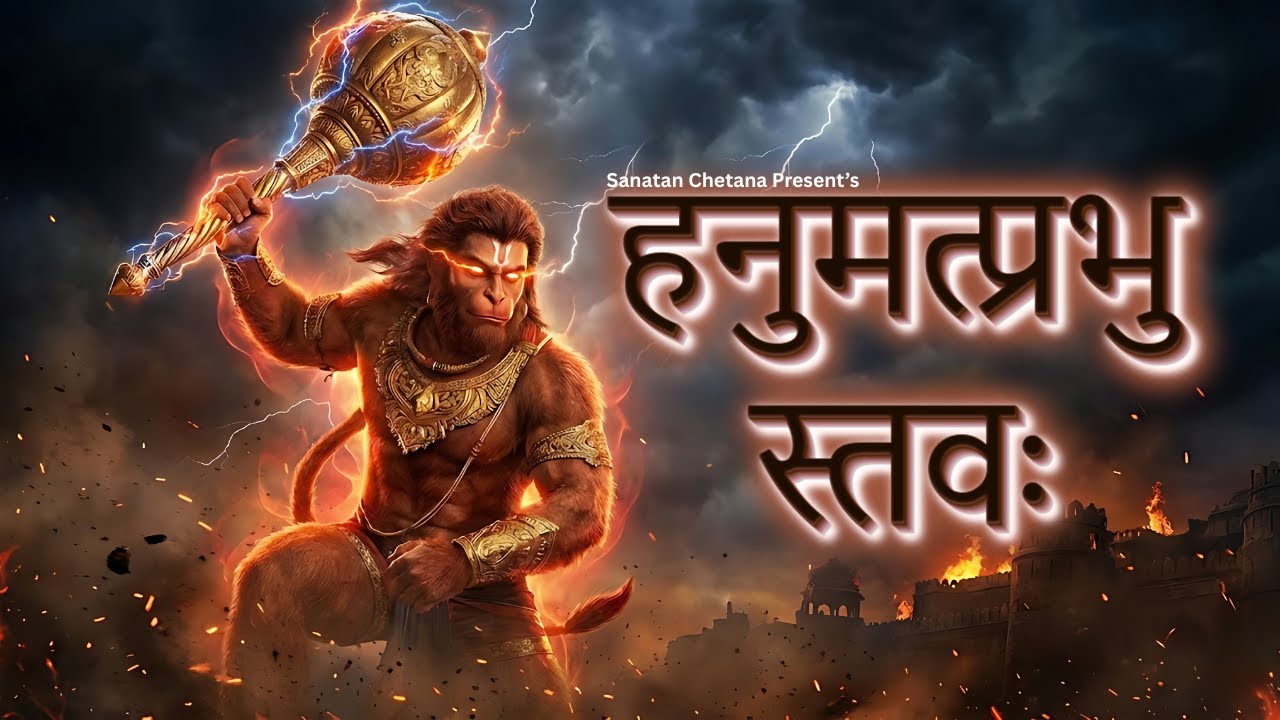 🚩 हनुमत्प्रभुस्तवः | Hanumat Prabhu Stava | दिव्य हनुमान स्तव | Powerful Hanuman Stotra