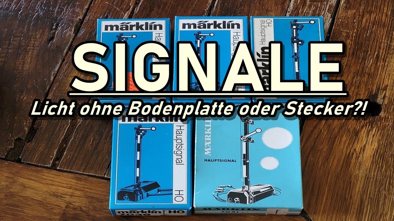 Signal Modifikation 1 -I-  SIGNAL ohne Grundplatte oder Stecker beleuchten?