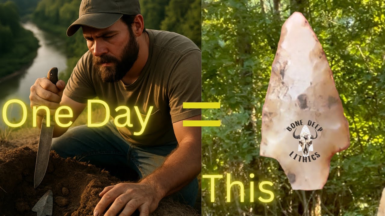 Highlights from an All Day Arrowhead Dig