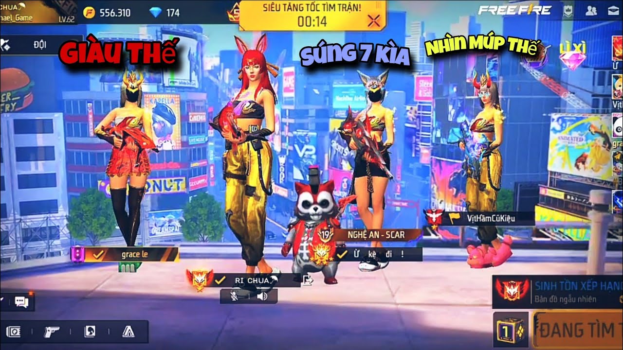 FREE FIRE | LẦN ĐẦU TIÊN CHƠI CÙNG MẤY BẠN MANG ĐỒ CHẾ TÁC 7 SẼ NHƯ THẾ NÀO???