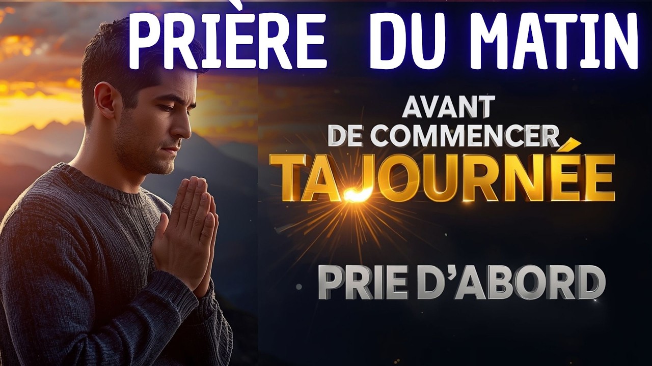 ☀️ Prière du Matin Pour bien commencer sa journée - Évangile du Jour