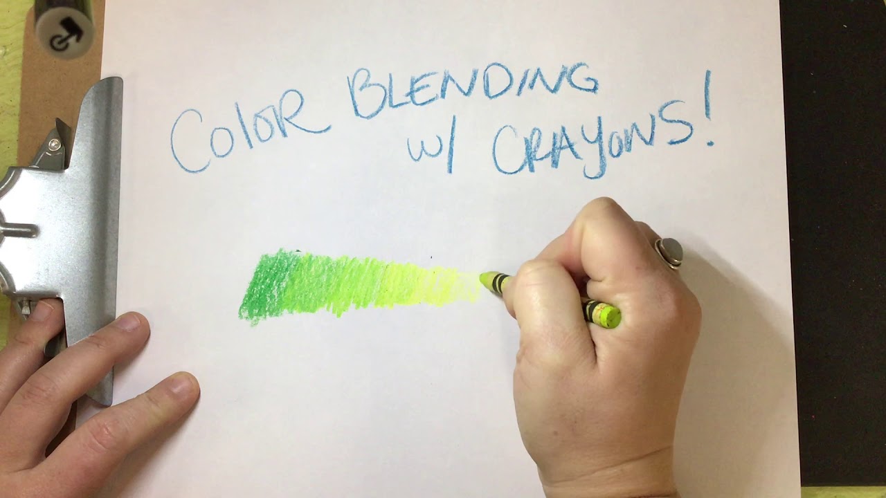Blending with Crayons