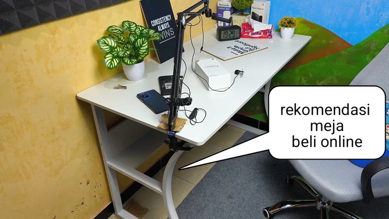Rekomendasi Meja kerja, meja belajar, meja komputer yang bisa kalian beli di Shopee 