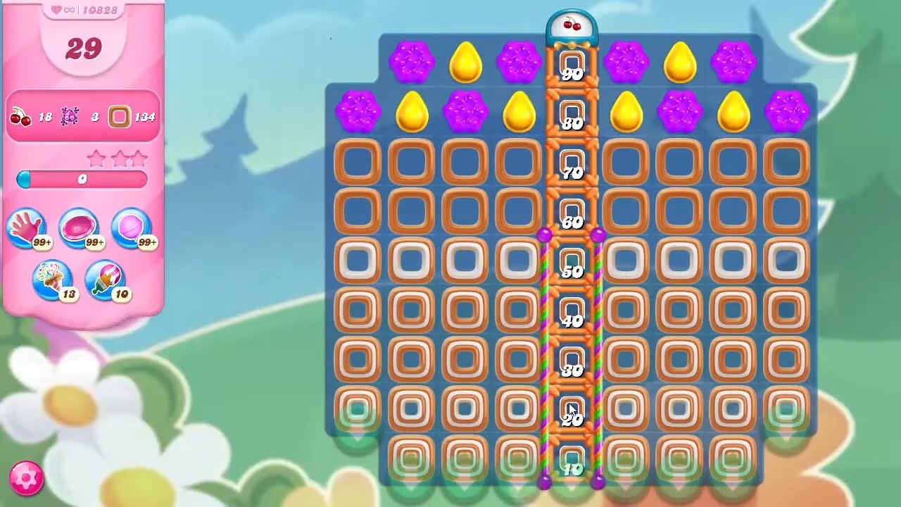 Candy Crush Saga LEVEL 10828 NO BOOSTERS (eighth version)