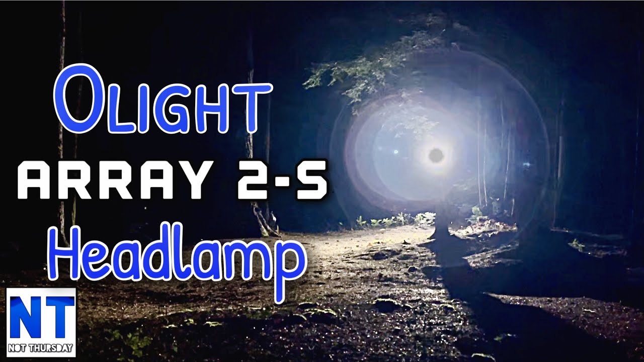 Handwave control with Olight Array 2 S headlamp & its bright waterproof lite has red mode