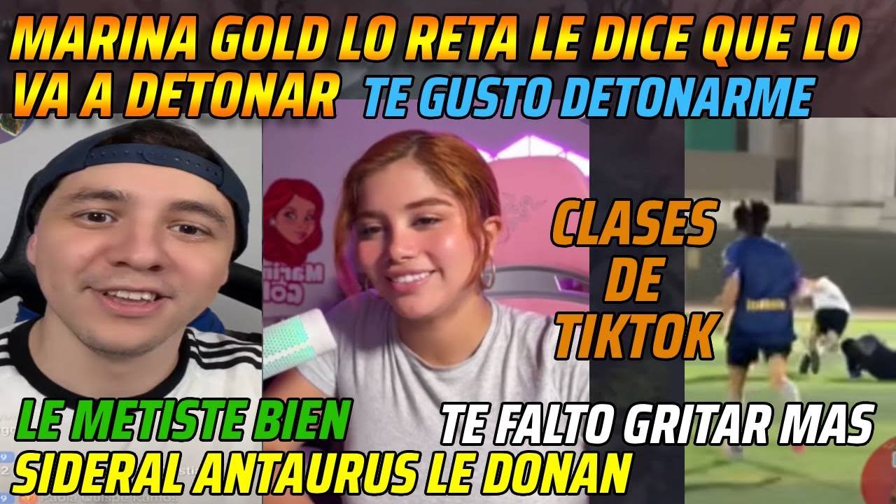 😂MARINA GOLD RETA A MASOKU LE DICE QUE LO VA A DETONAR😂LE METISTE BIEN TE FALTO GRITAR MAS😂
