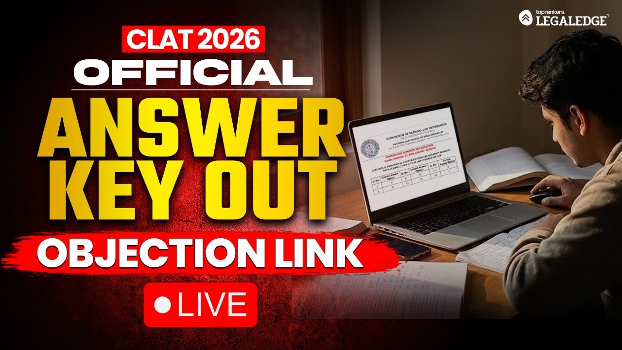 CLAT 2026 Answer key out! | Objection link active | Utkarsh Sir  | LegalEdge