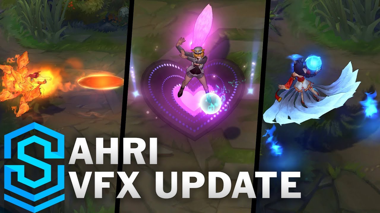 Ahri Visual Effect Update Comparison - All Affected Skins | League Of Legends