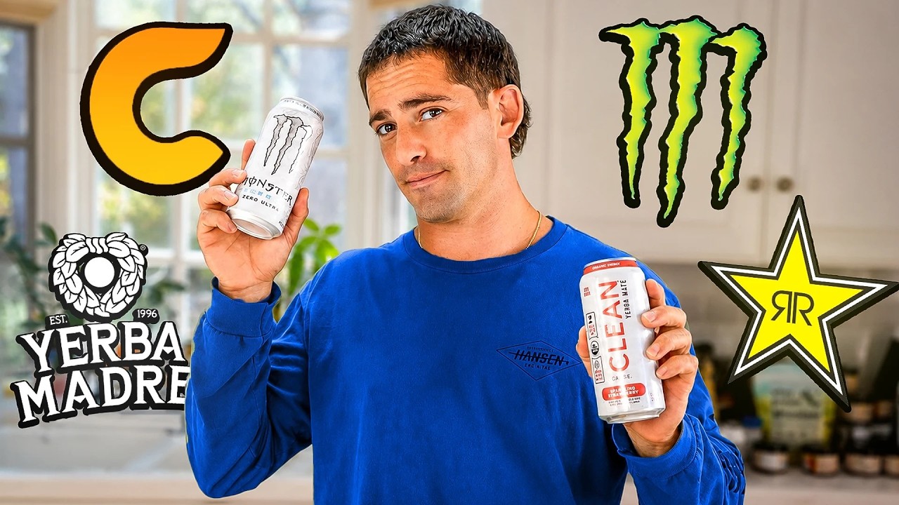 I ranked the most popular ENERGY DRINKS&hellip; here&rsquo;s the healthiest one