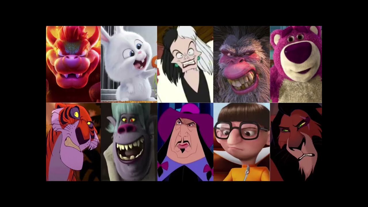 Defeats of my favorite animated movie villains