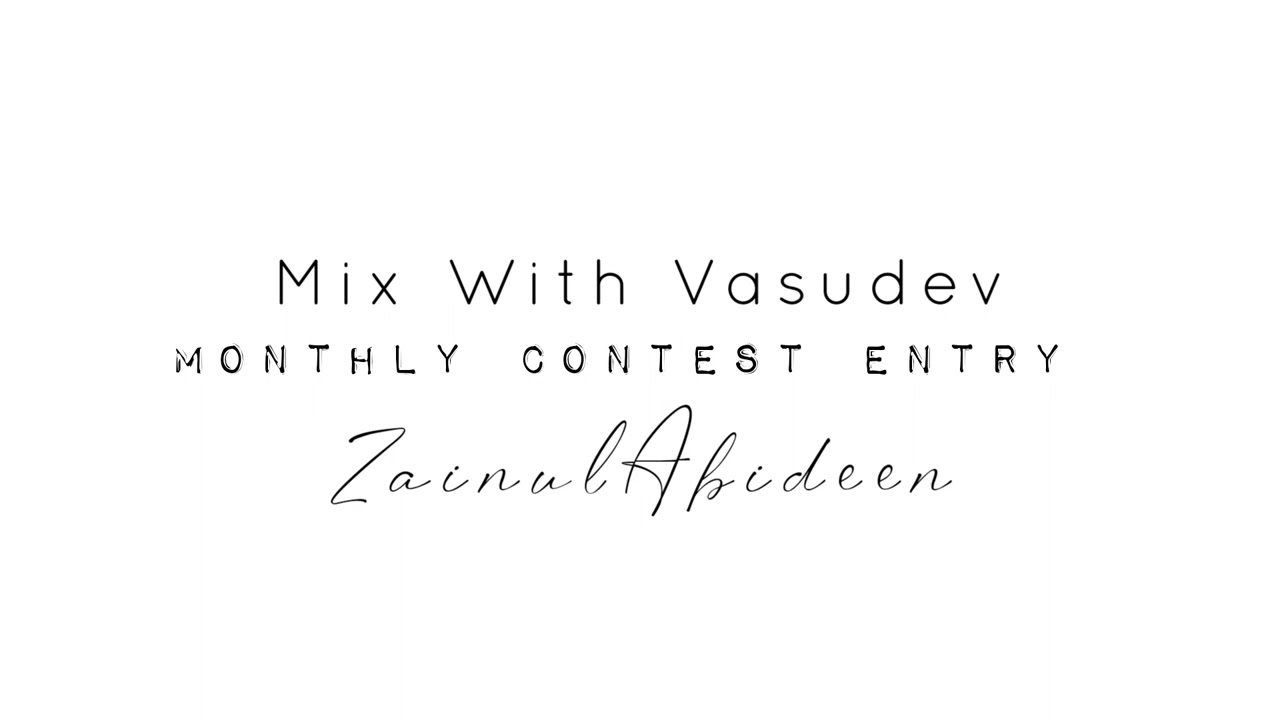 April Mixing Contest | Kinna Chir - Riya | Zain Xaidi | #RaightArmy #mixwithvasudev
