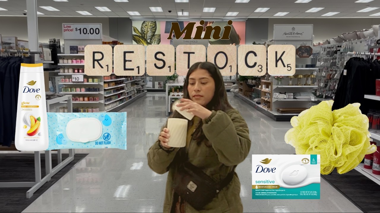 Mini Essentials Restock | target run, basic items, & catching up 🛁 🎀 🫧