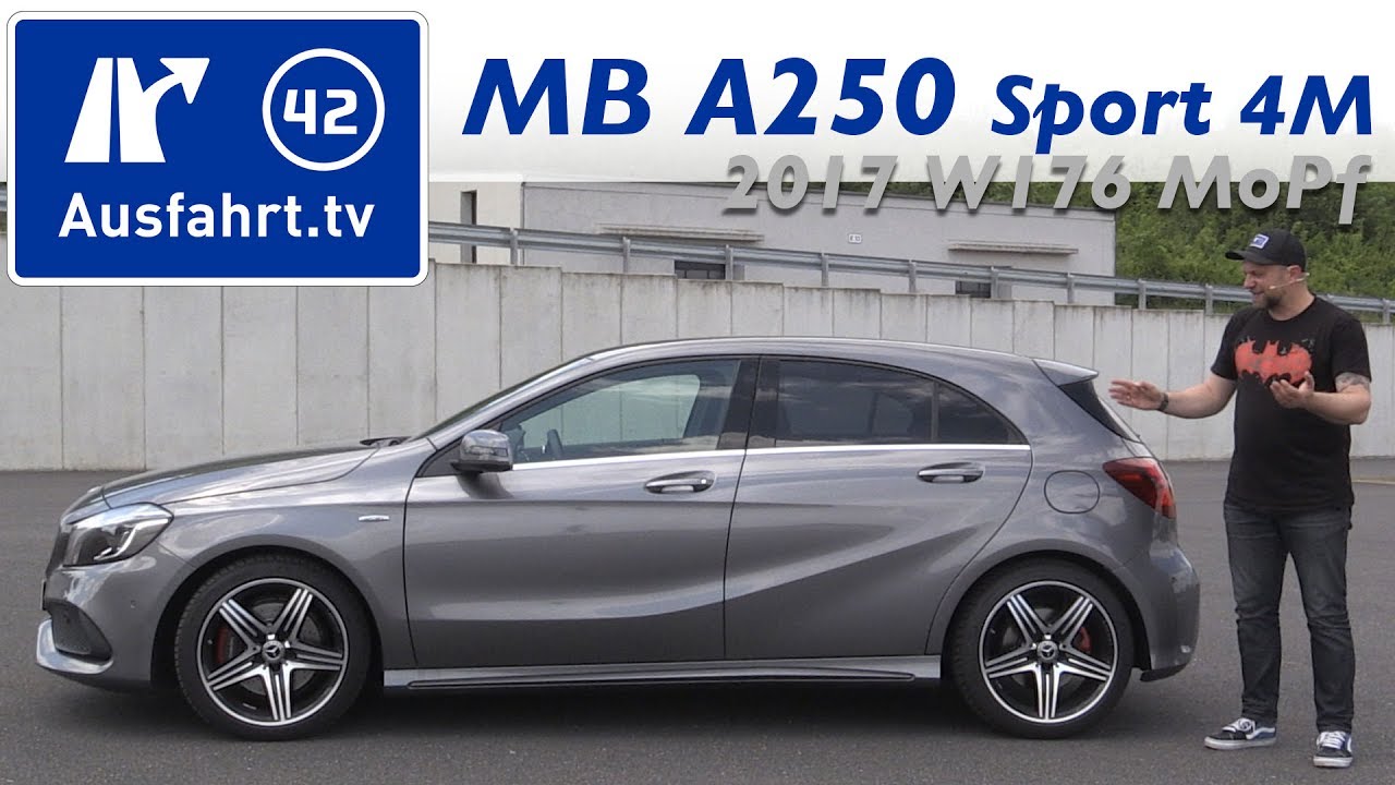 2017 Mercedes-Benz A 250 Sport 4MATIC (W176 MoPf) - Fahrbericht der Probefahrt, Test, Review