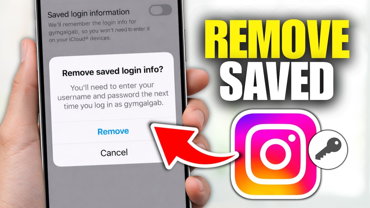 How To Remove Saved Login Info On Instagram