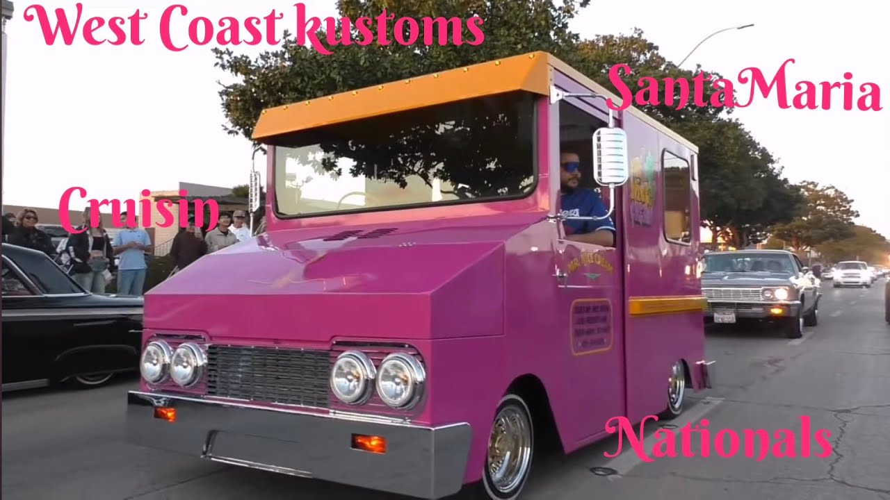 West Coast Kustoms Nationals Cruise Night Santa Maria #classic #lowrider #classiccar #hotrod