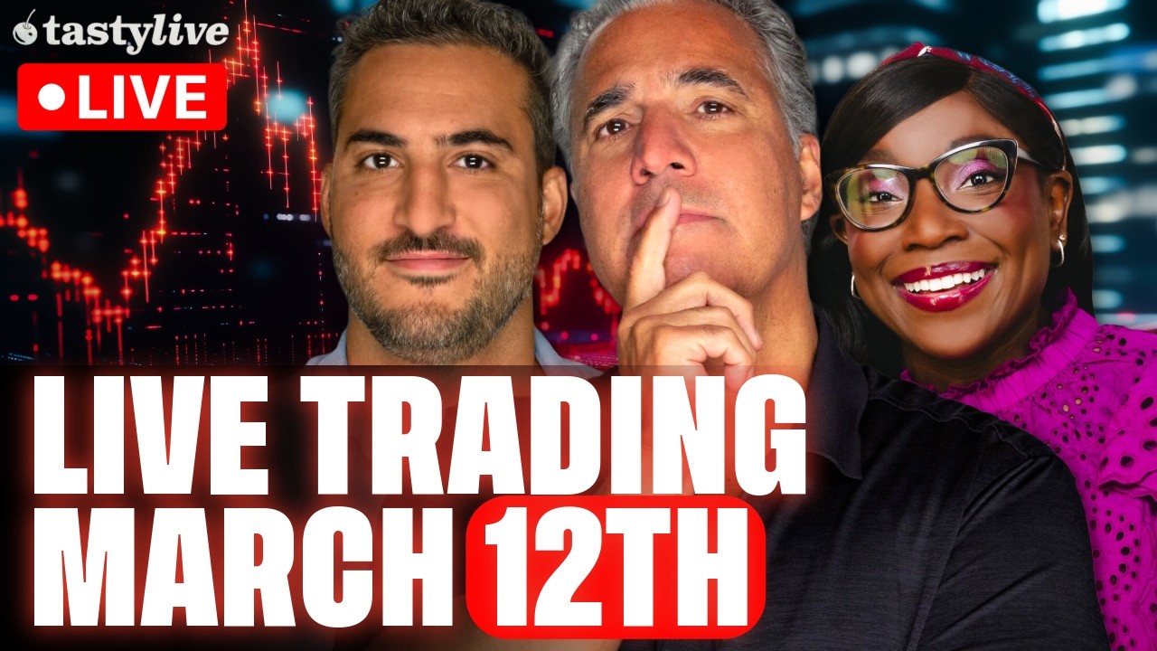 March 12th, 2026 LIVE Stocks, Options & Futures Trading with Pros!(Market Open, Last Call & More)