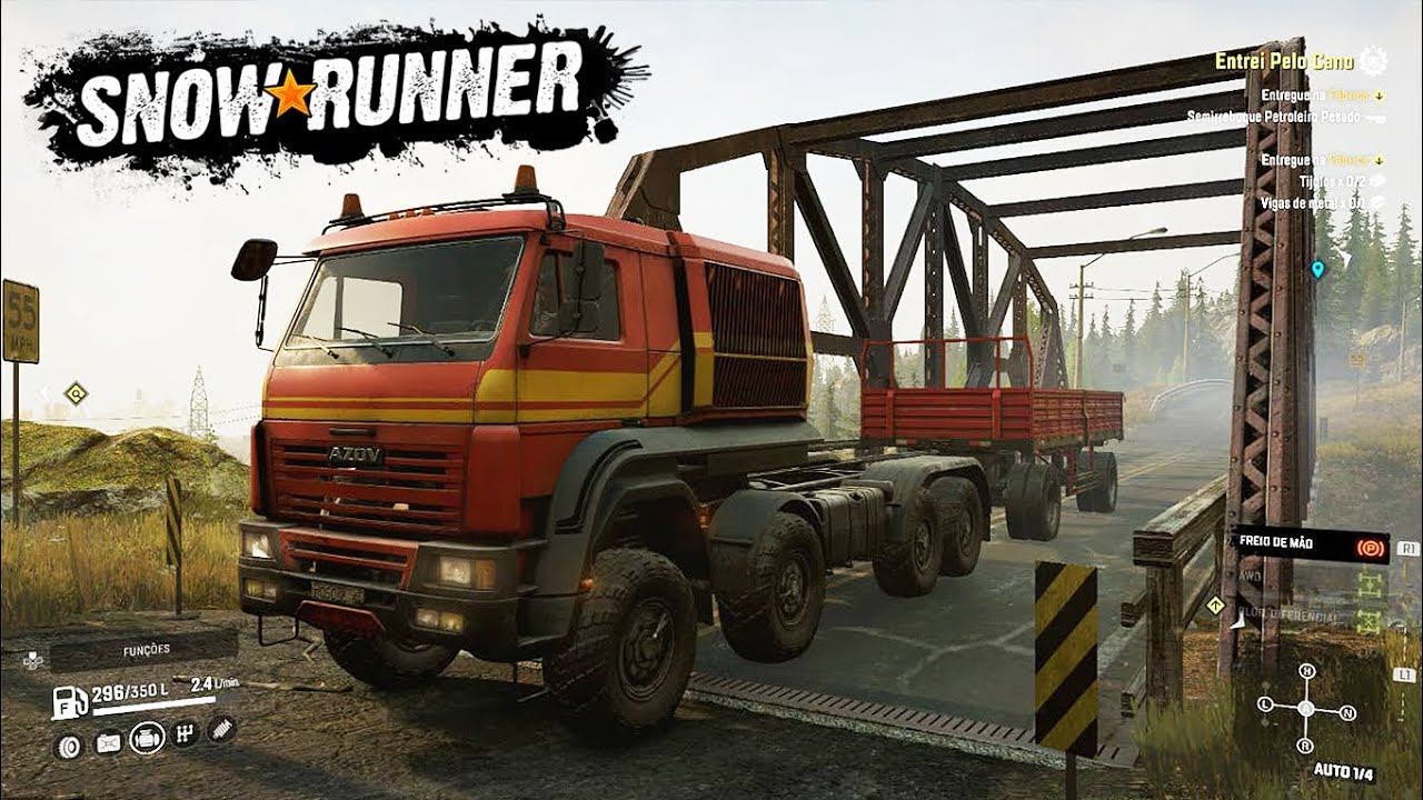 🔴 SNOW RUNNER | Explorando o Mapa Michigan | Episódio #6