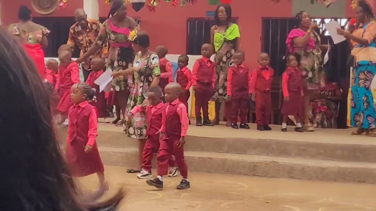 Baby Grace December school party #🇨🇲#school