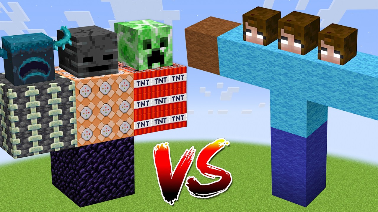 Girl Herobrine vs All Minecraft Bosses - Minecraft Mob Battle