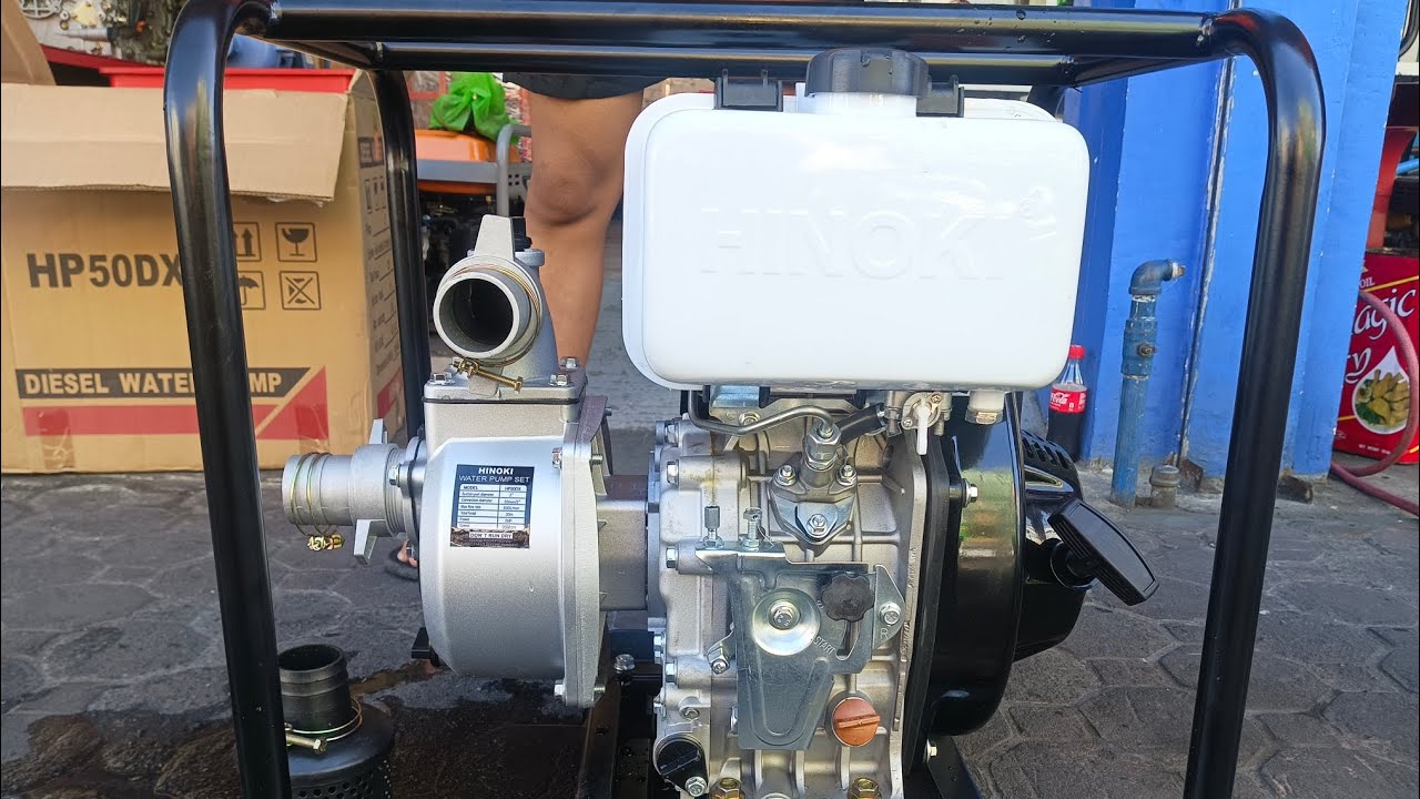 Diesel water pump Hinoki 7hp HD50DX #farming #farm #dieselengine #waterpump #trend