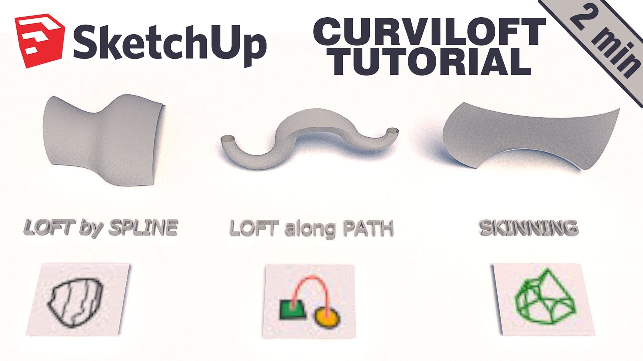 Curviloft for Sketchup &ndash; 2 minute Tutorial