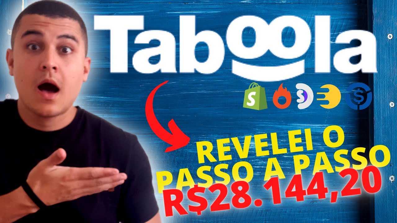 Quanto LUCREI com apenas 1 produto utilizando tráfego do TABOOLA