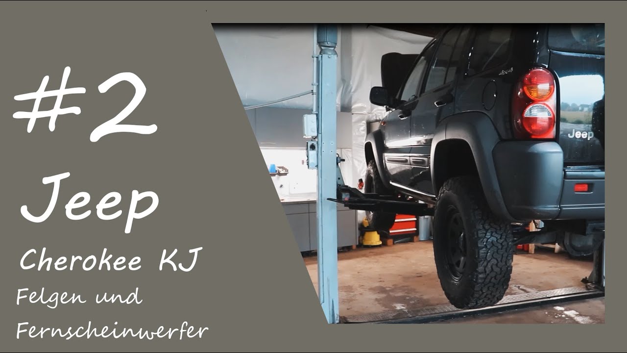 Jenny`s Jeep Cherokee KJ #2 - Dotz-Felgen und Fernscheinwerfer × LUKAS-4WD