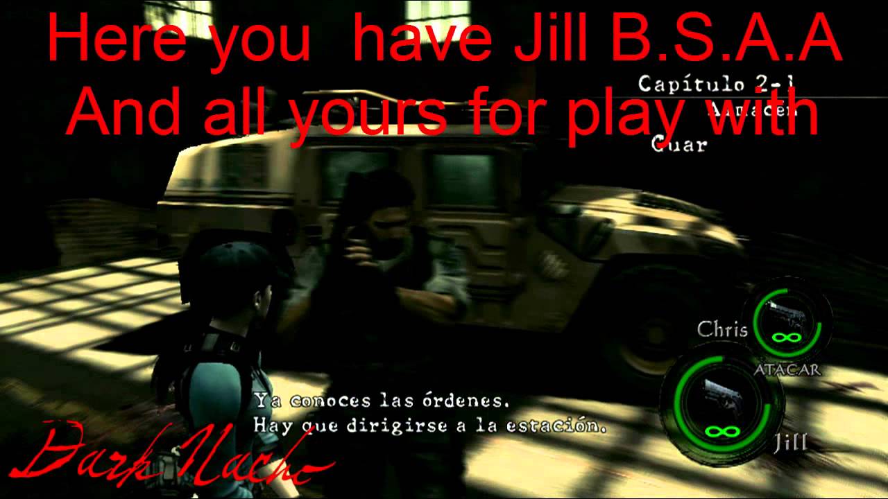 Resident Evil 5 PS3 Character Swap Playing As Jill