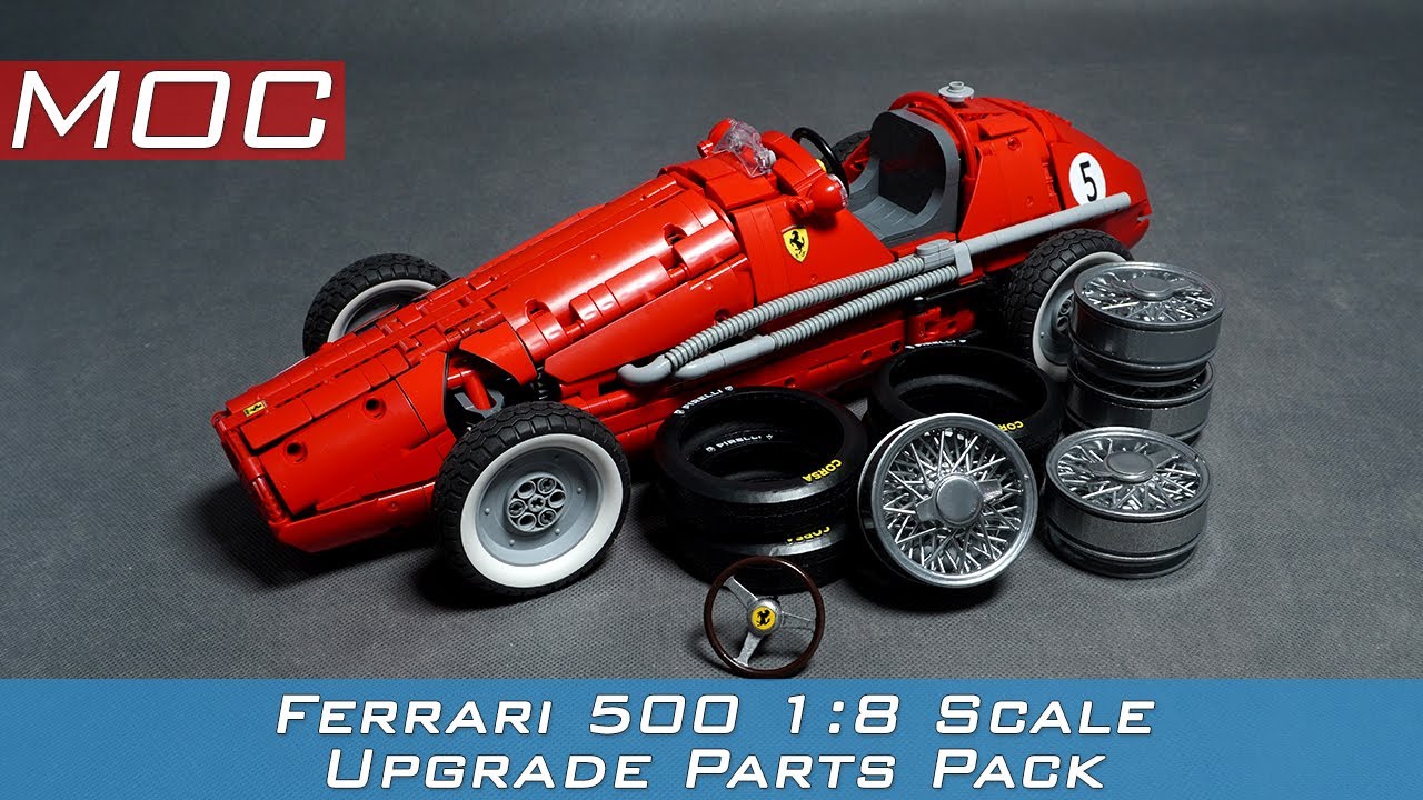 Ferrari F1 500 in 1:8 scale LEGO TECHNIC MOC - Upgrade Parts Pack