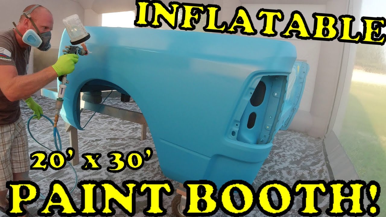 Testing 20'x30' Inflatable Paint Booth from Ebay!