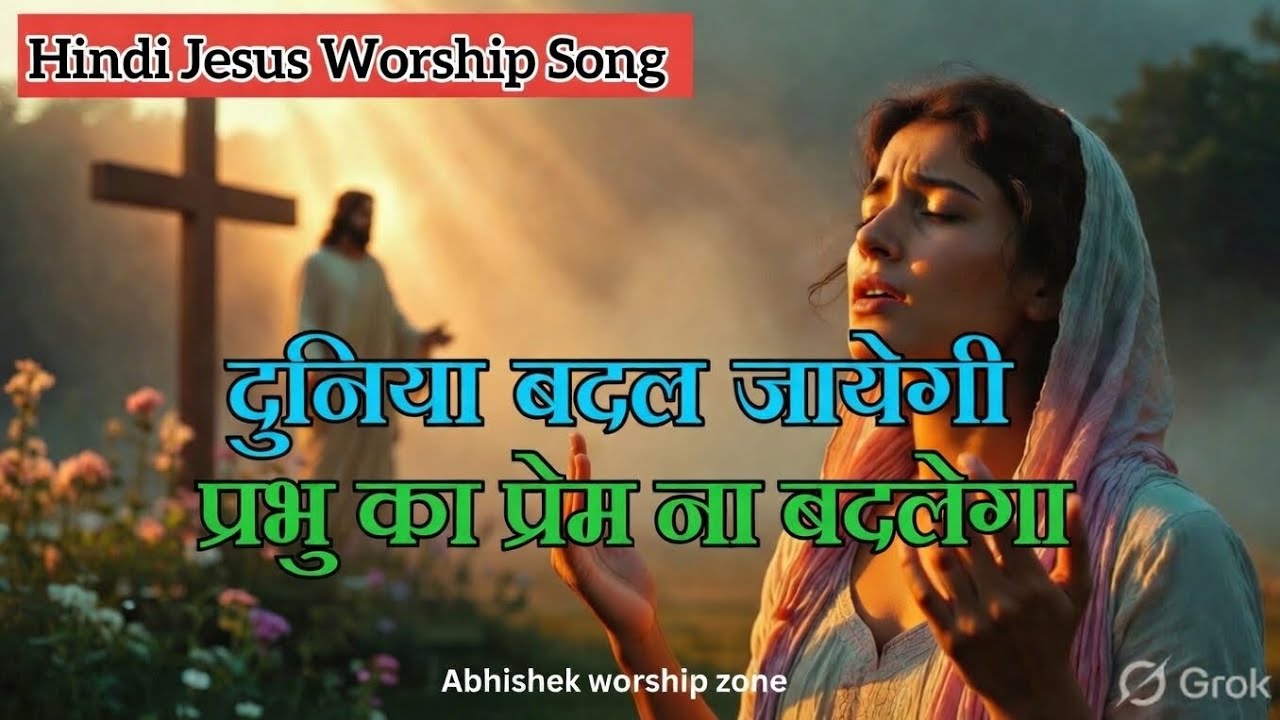 दुनिया बदल जायेगी, प्रभु का प्रेम न बदलेगा || Emotional Hindi Jesus Song || Yeshu Masih Song